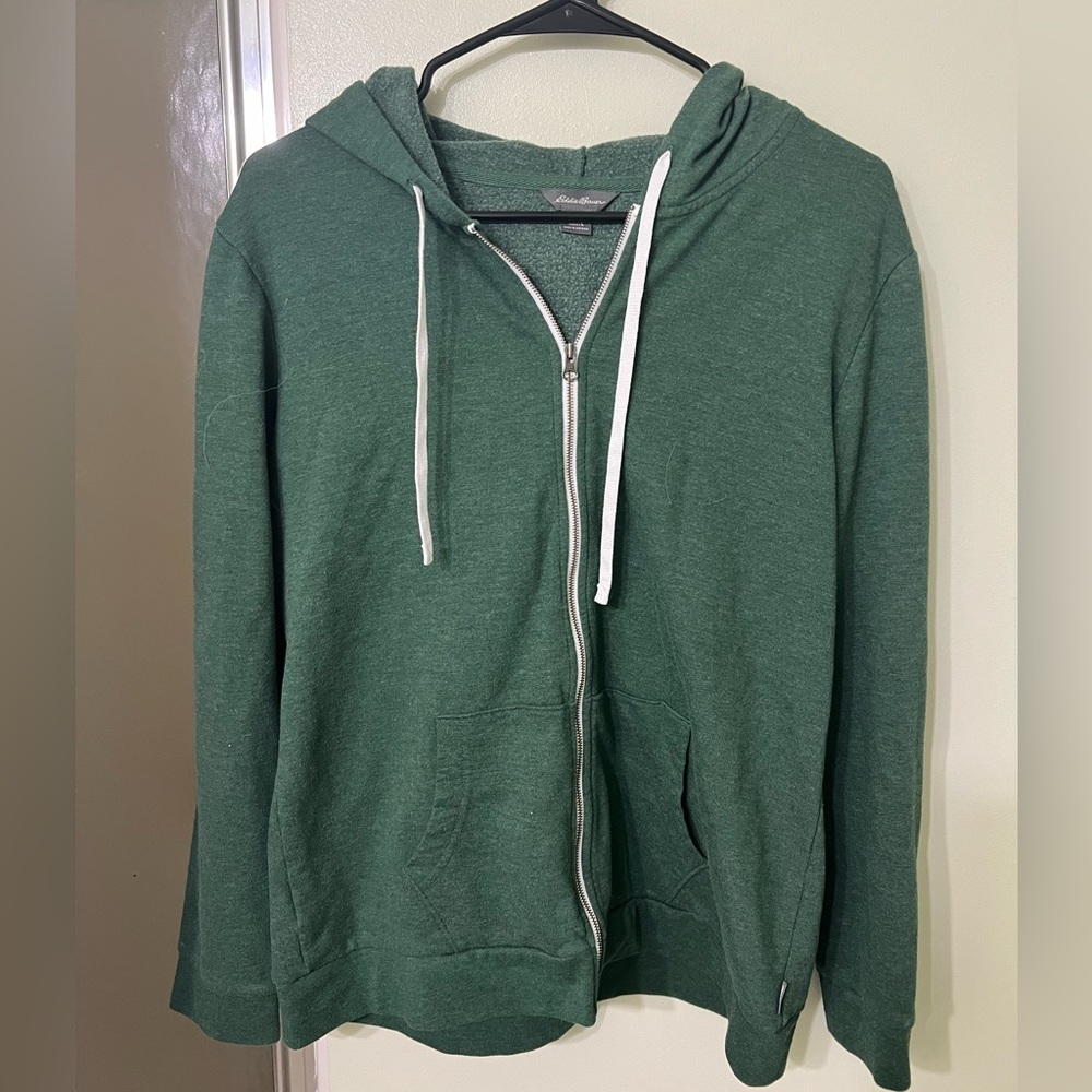 Eddie bauer full zip hooded sweatshirt